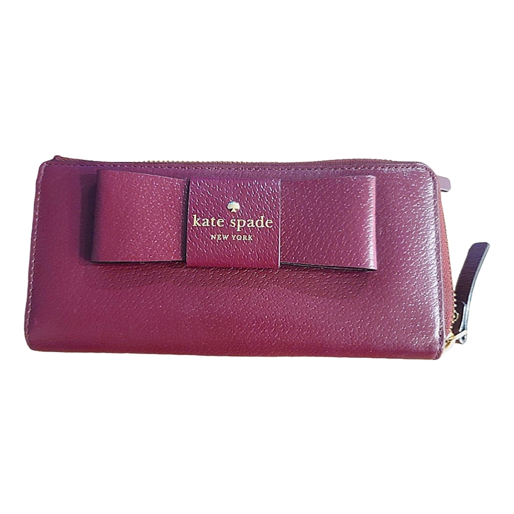 Kate Spade Matthew Street Nisha Long Wallet Cherrywood